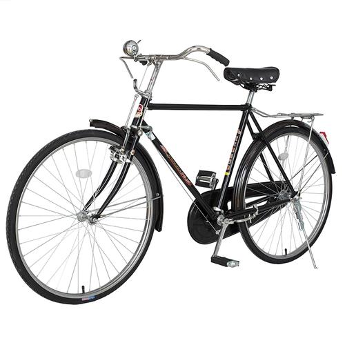 上海永久28寸自行车轻便平把传统老式加重28大杠老款