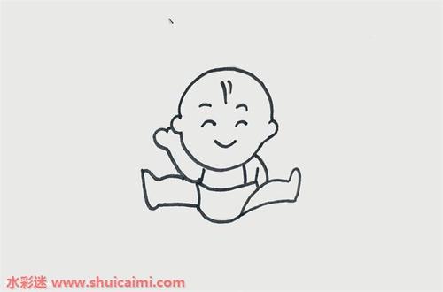 婴儿怎么画 婴儿简笔画简单好看彩色