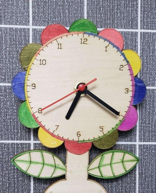 只争朝夕,不负韶华——火星小学一年级数学自制钟表比赛活动