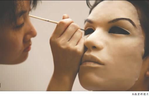 1500元变张脸人皮面具网上"走俏"