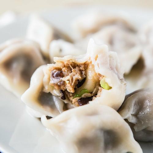 必品阁bibigo 菌菇三鲜王饺子490g*2包 煎饺速冻水饺蒸饺速食小吃_7折