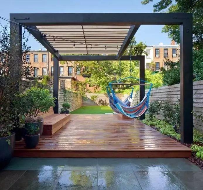 廊架的魔力就是把你从996里拉出来_庭院