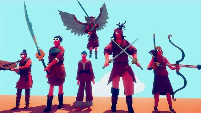 全面战争模拟器:猥琐四人大炮小组单挑各兵种