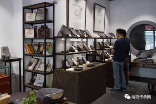 80 90青年端砚作品展在端砚文化村正式拉开帷幕