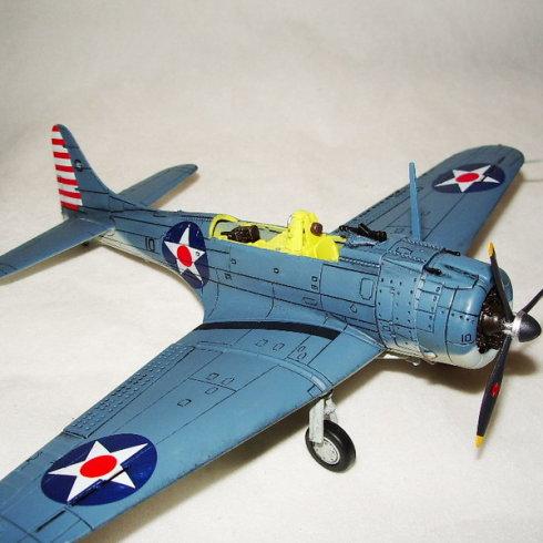 sbd-3无畏式俯冲轰炸机