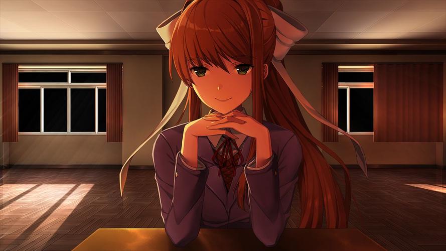 just monika.