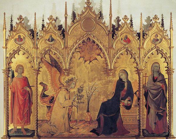 圣母领报祭坛画 by 西蒙尼·马蒂尼 & 利波·梅米