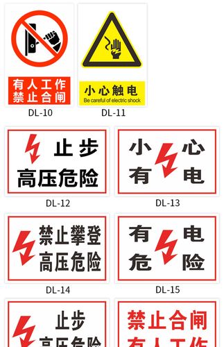 电力安全标志牌标识牌警示牌配电室电箱标识贴标示贴 配电房(pvc1张)