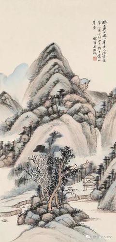 历代山水画经典题画诗雄图书法至高追求