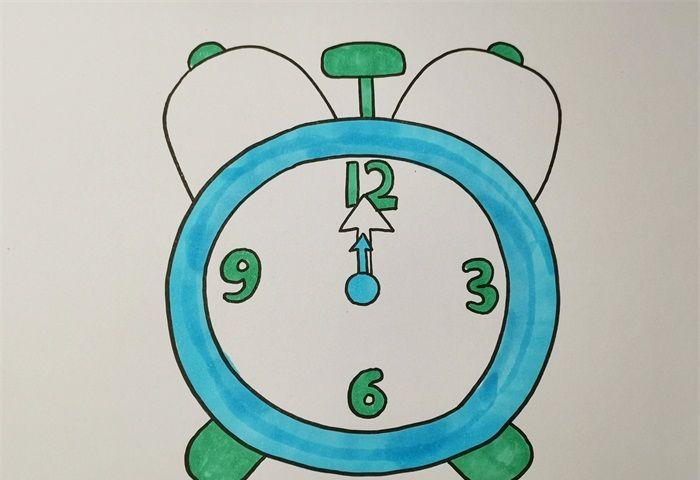 闹钟怎么画简笔画