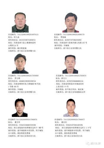 淅川县公安局通缉令
