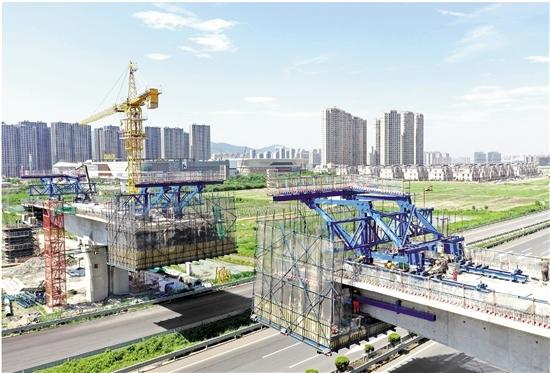 温州轨道交通s2线一期工程抢抓进度