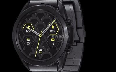 三星galaxy watch3钛金属版曝光:金属风格猛男必备