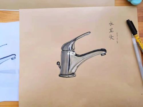 创意素描/水龙头_素描_插画_我的插画分享_文化_绘画