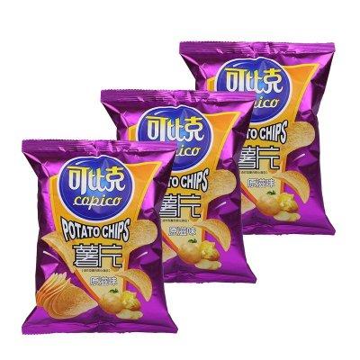 可比克 薯片原味60g*3