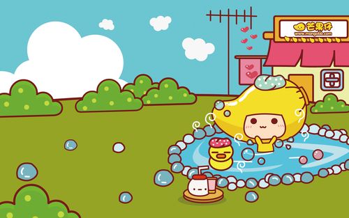 芒果仔可爱卡通电脑壁纸