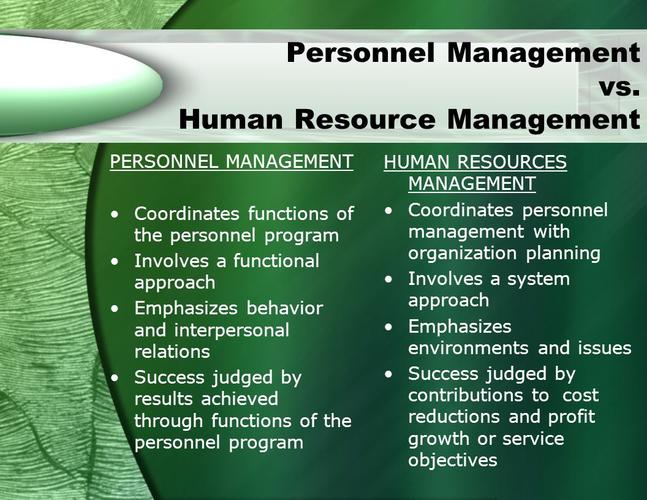 human resource management