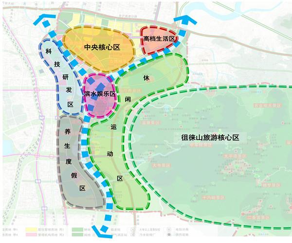 徂徕山汶河景区规划分区