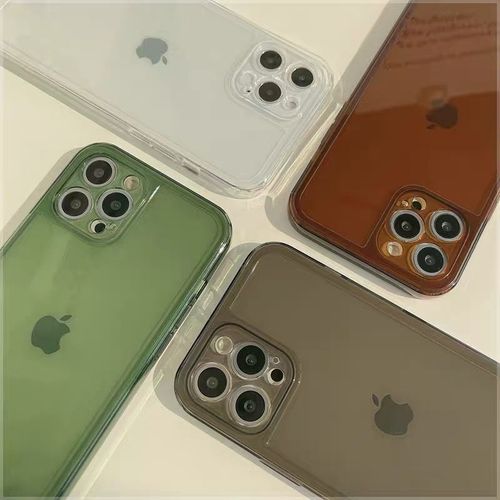 11苹果promax图片,苹果12promax图片 小红书爆款透棕色iphone11promax苹果12手机壳xs/xr情侣7/8plus软