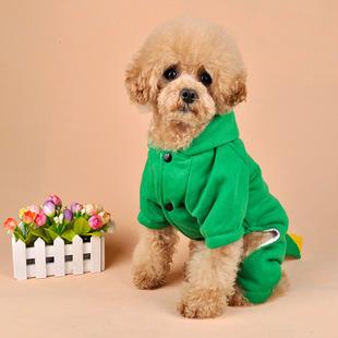 泰迪加厚冬装狗衣服