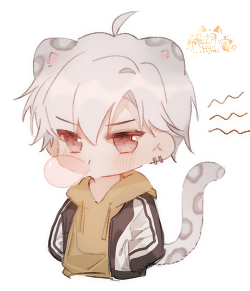 凶凶的时洛崽崽! (′～`;)