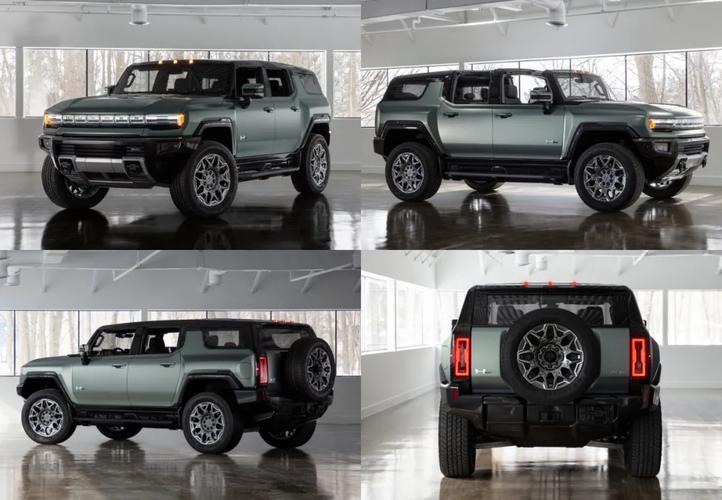 车型不难看出,即使以电动化身份复出,在设计上,悍马依然还是保留着