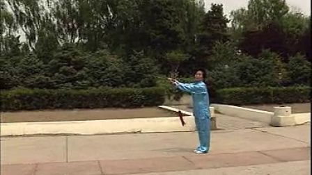 马春喜 太极长穗剑 13 第三段要领讲解