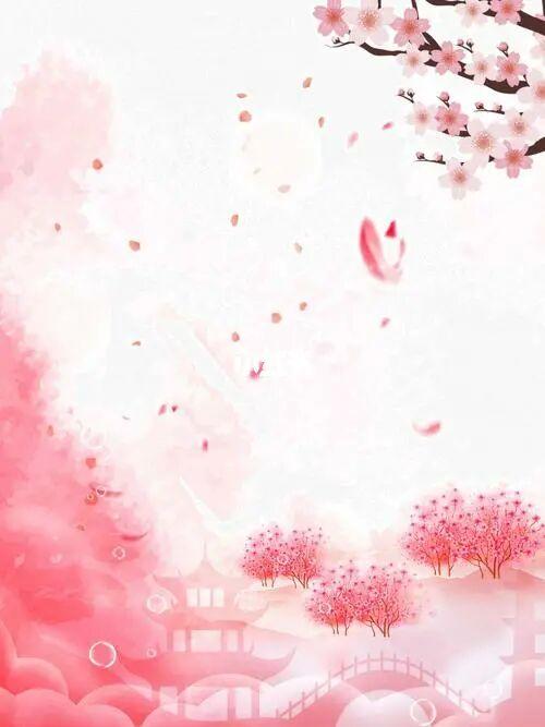 超好看的古风樱花壁纸来啦!_樱花_壁纸_古风_素材_壁纸