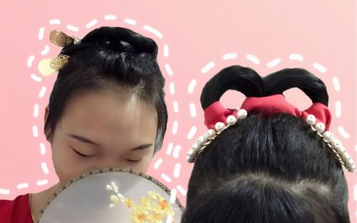州手残必学简单汉服短发发型教程无发包无发片