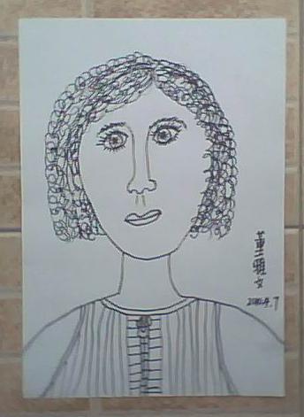 线描画--妈妈[2010.4.7]