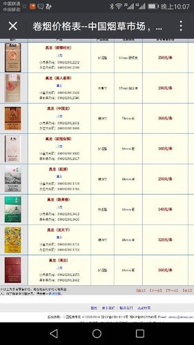 真龙香烟多少钱一包 真龙香烟价格表大全