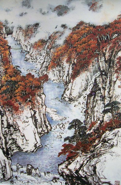 【国画欣赏】国画大师关山月山水画作品集