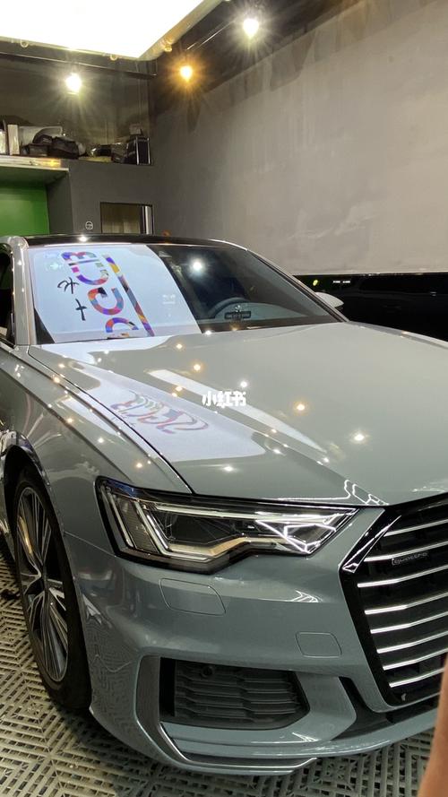 奥迪a6改色#水泥灰_奥迪怎么样_奥迪a6车身改色_汽车