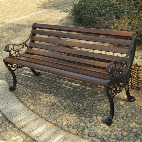 户外公园椅子休闲连排椅广场休息座椅长条坐凳小区靠背椅塑木长椅