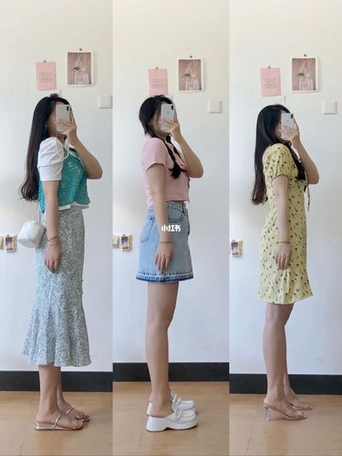 125斤|46615套平价韩系穿搭|梨形身材_穿搭_显瘦