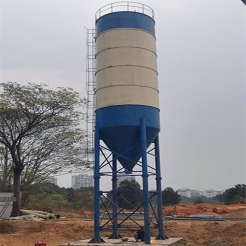 100吨立式水泥罐 粉煤灰存储罐 道路施工水泥储存罐