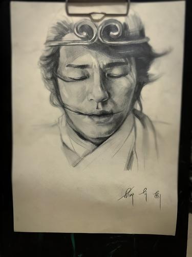 大话西游至尊宝,孙悟空星爷手绘