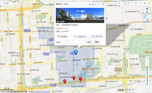 菜市口地图,北京菜市口高清版大地图