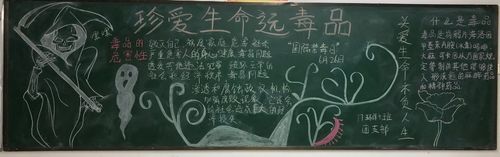 环保系开展禁毒主题黑板报评选