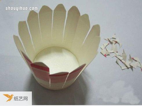 利用纸杯制作灯笼的方法图解教程