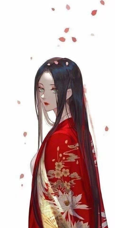 古风红衣女子古风女子美人壁纸背景人物