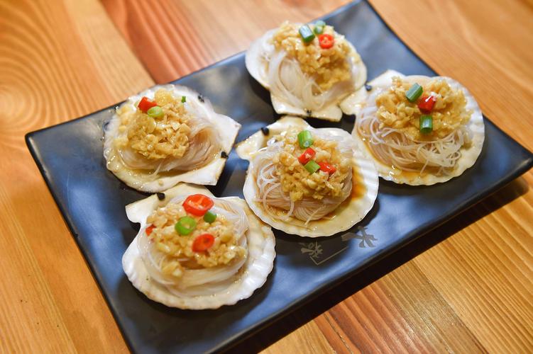 扇贝虾夷9-10cm冷冻半壳扇贝约10个袋蒜烧烤食材扇贝