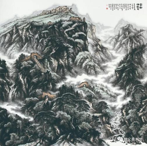 夏雨金  《世界文化遗产:海龙屯》  245&times;245cm