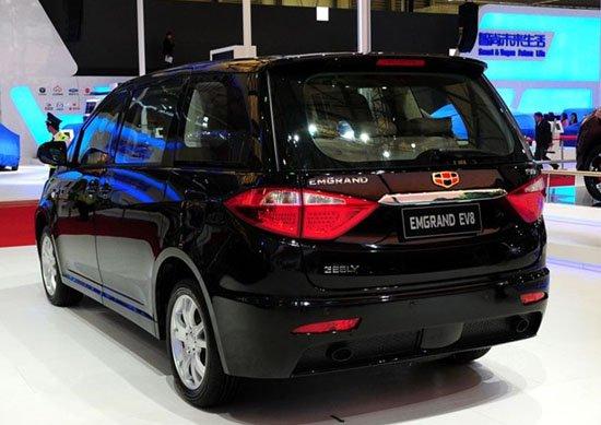 帝豪ev8明年初或将上市 主攻商务市场