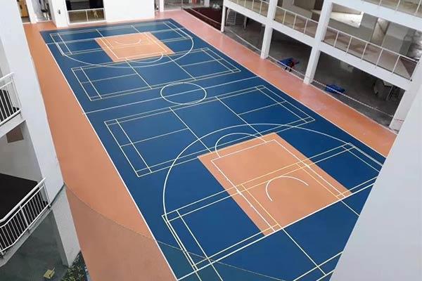 河北防火户外篮球场pvc地板环保吗