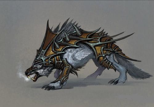 怪物铠甲巨狼展示图