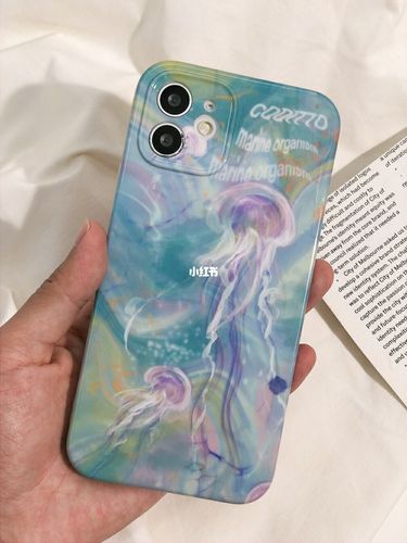 水母手机壳 | 深海里的精灵_水母_手机壳_科技数码_移动数码_移动配件
