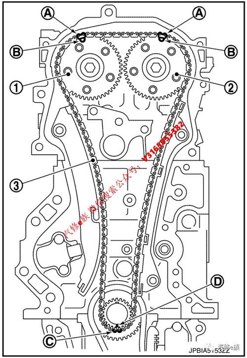 日产发动机(mr20dd)正时链条拆装教程
