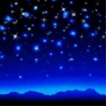 仰望星空的那个人,卡通头像图片-回车桌面
