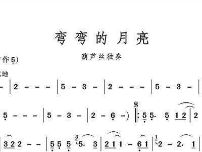 弯弯的月亮 葫芦丝独奏